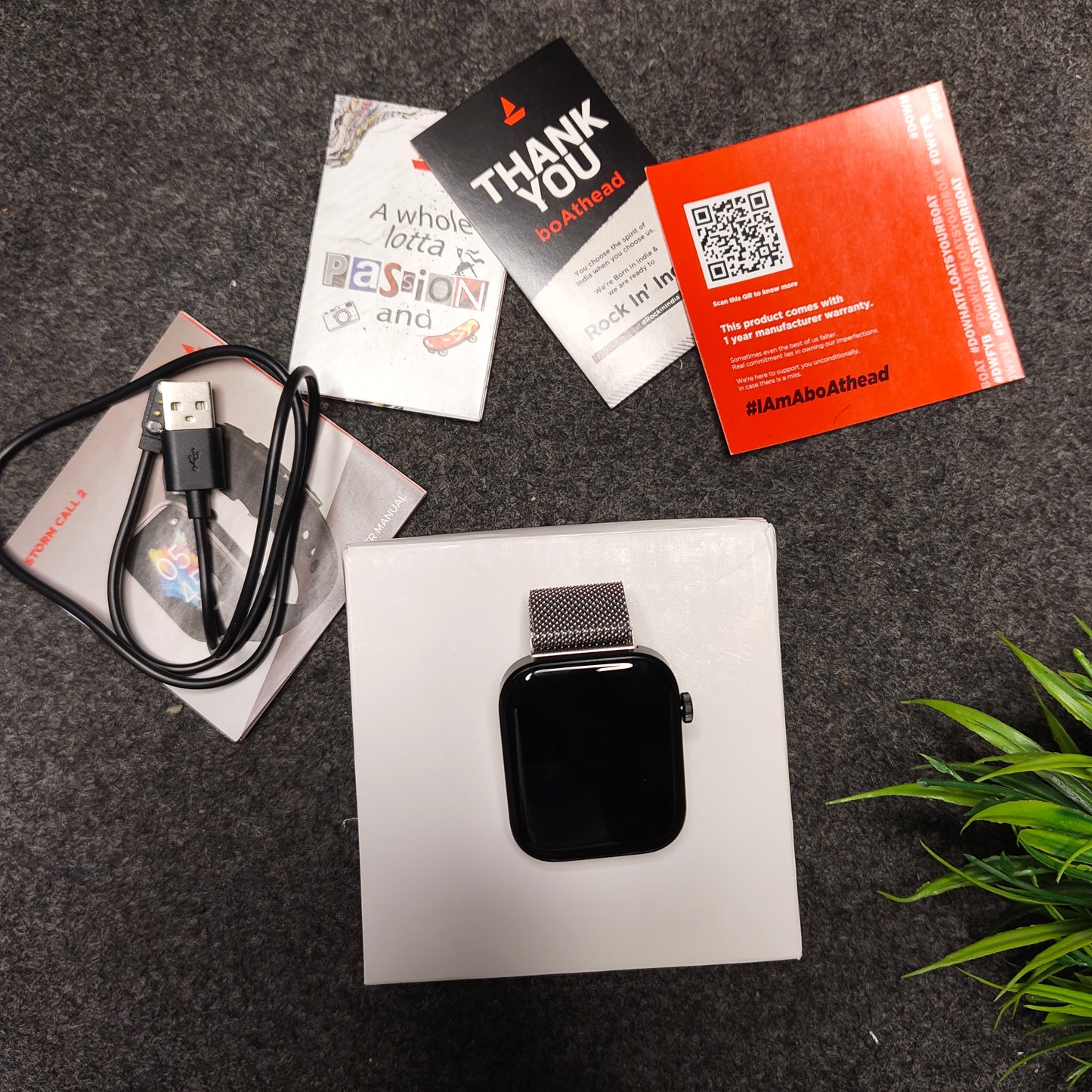 boAt Storm Call 2 Smartwatch (Refurbished)