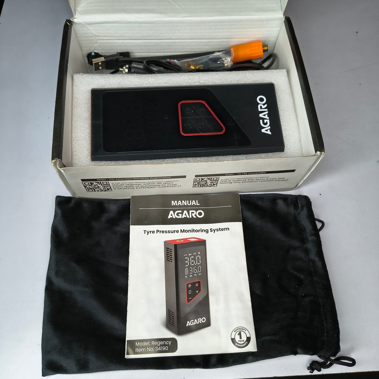 AGARO Regency Portable Tyre Inflator (Refurbished)