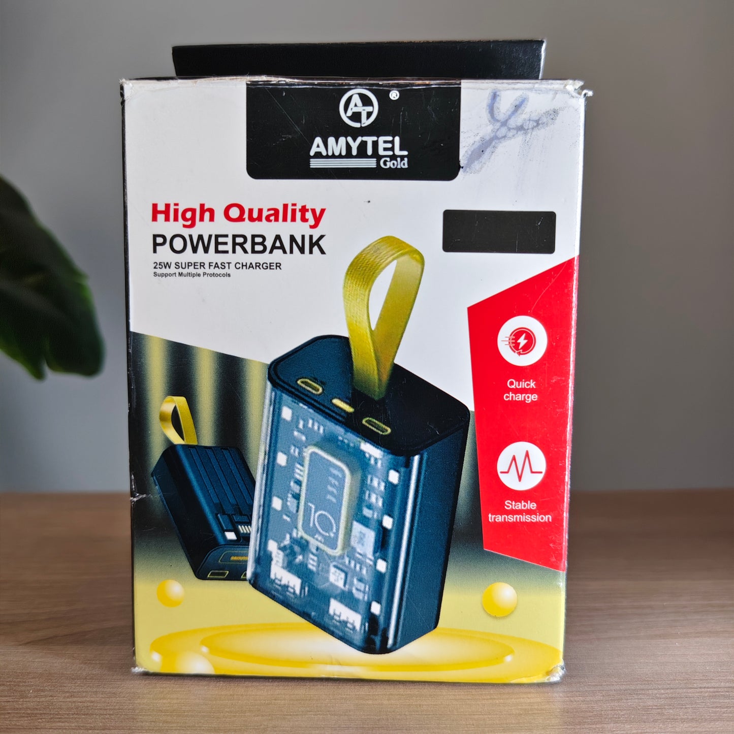 Transparent 10000 mAh Power Bank(Refurbished)