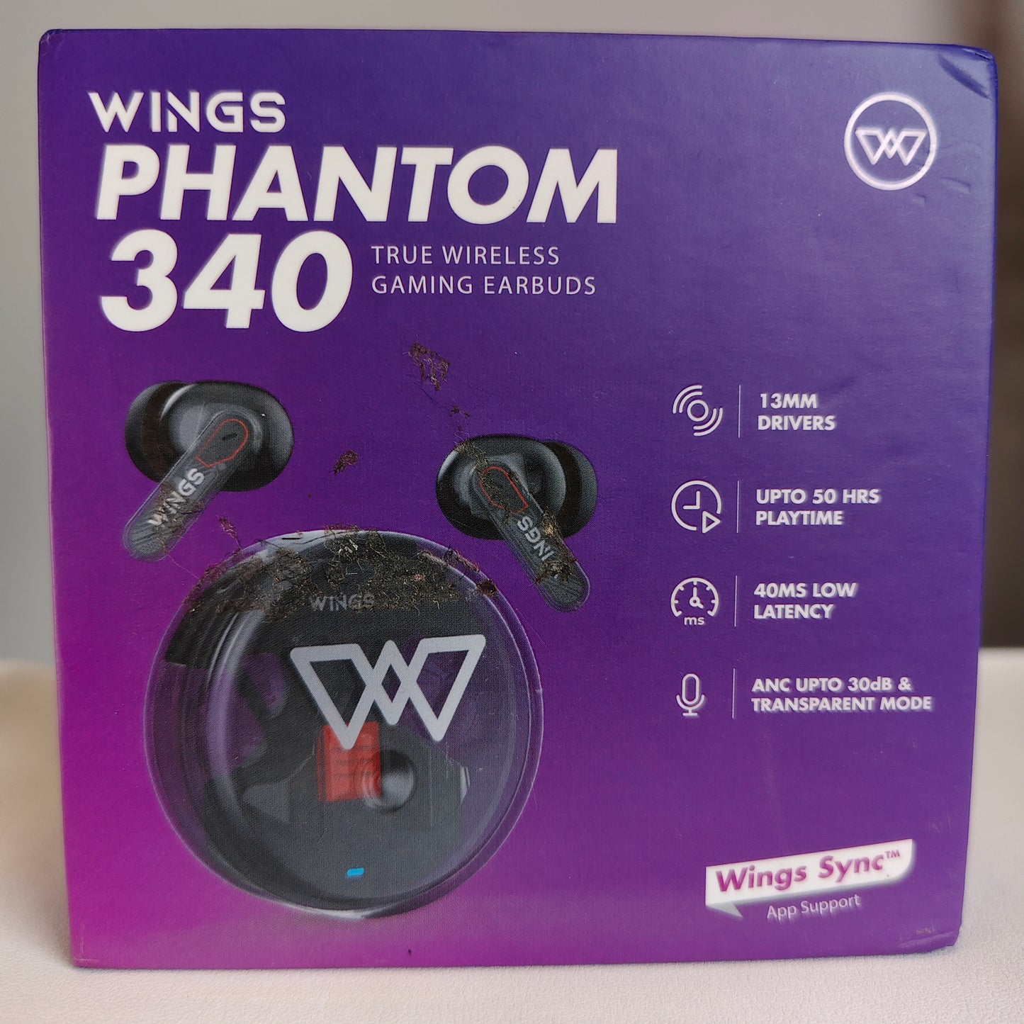 Wings Phantom Transparent Earbuds(Refurbished)