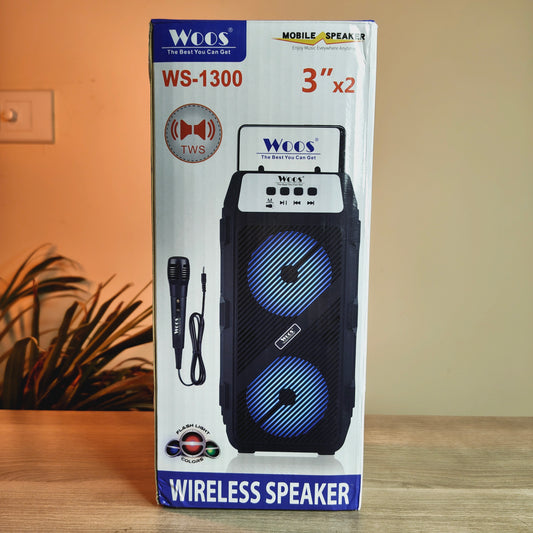 WOOS Bluetooth Speaker with MIC (Refurbished)