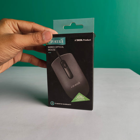 Croma Wired Optical Mouse (Refurbished)