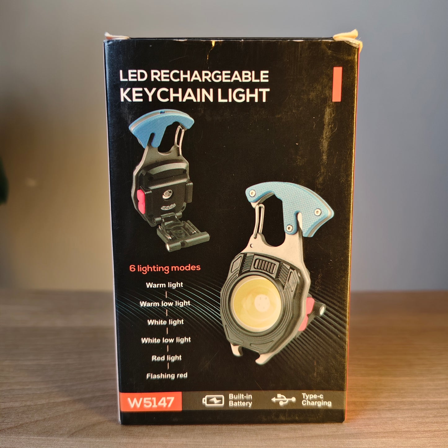 LED Rechargeable KeyChain Light(Refurbished)